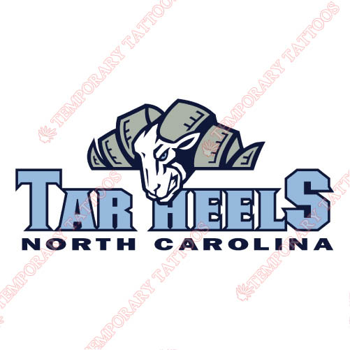 North Carolina Tar Heels Customize Temporary Tattoos Stickers NO.5521